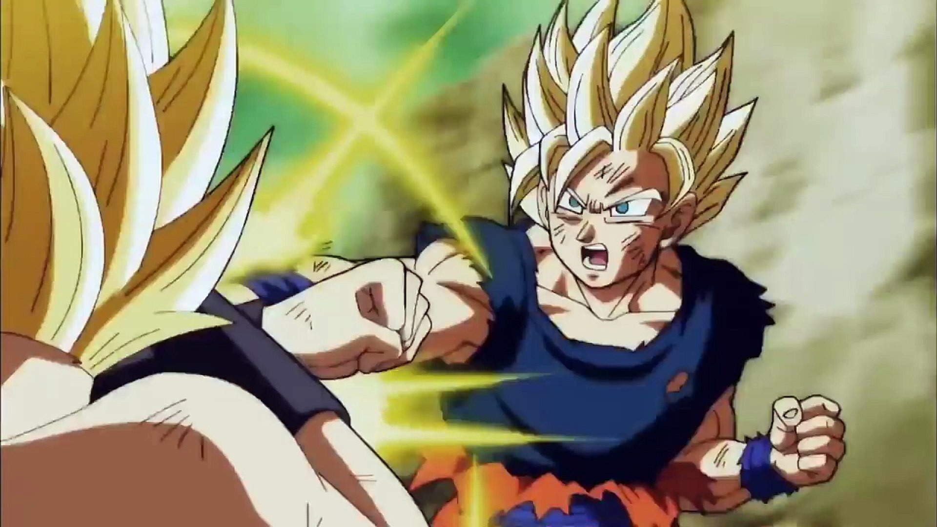 Goku Super Saiyan 2 vs Caulifla Super Saiyan 2 - Dragon Ball Super Episode  113 English Sub - video Dailymotion