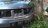 Sopir dalam Pengaruh Miras, Dua Mobil Tabrakan