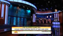 Conan OBrien sticks it up to NBC and Jay Leno