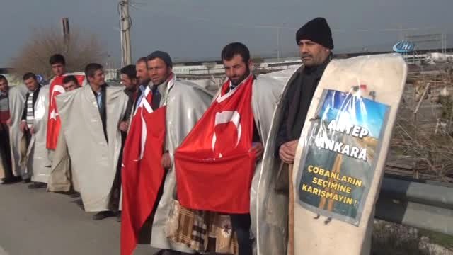 Hak Aramak İçin Ankara'ya Yürüyüş Başlattı