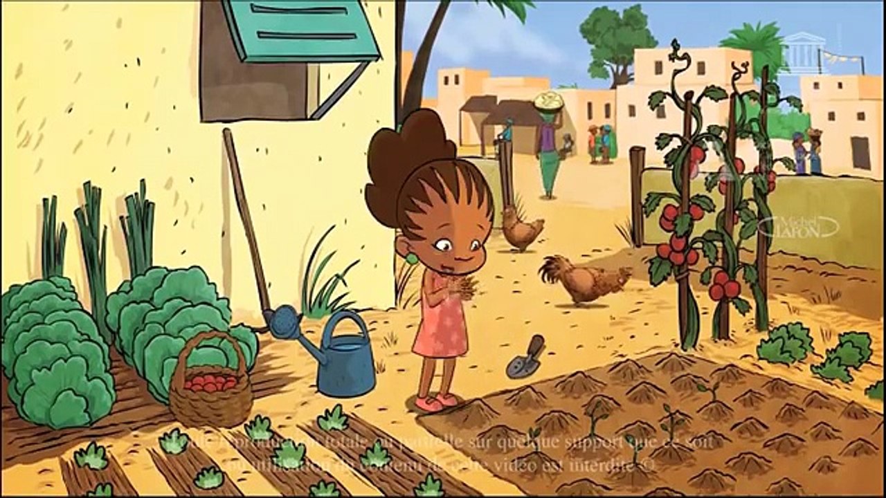 Bouba & Zaza protect the Earth - a cartoon based on UNESCO Dakar's children's books collection