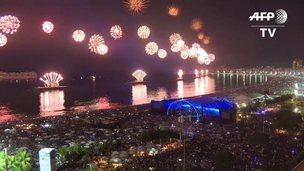 Réveillon em Copacabana bate recordes
