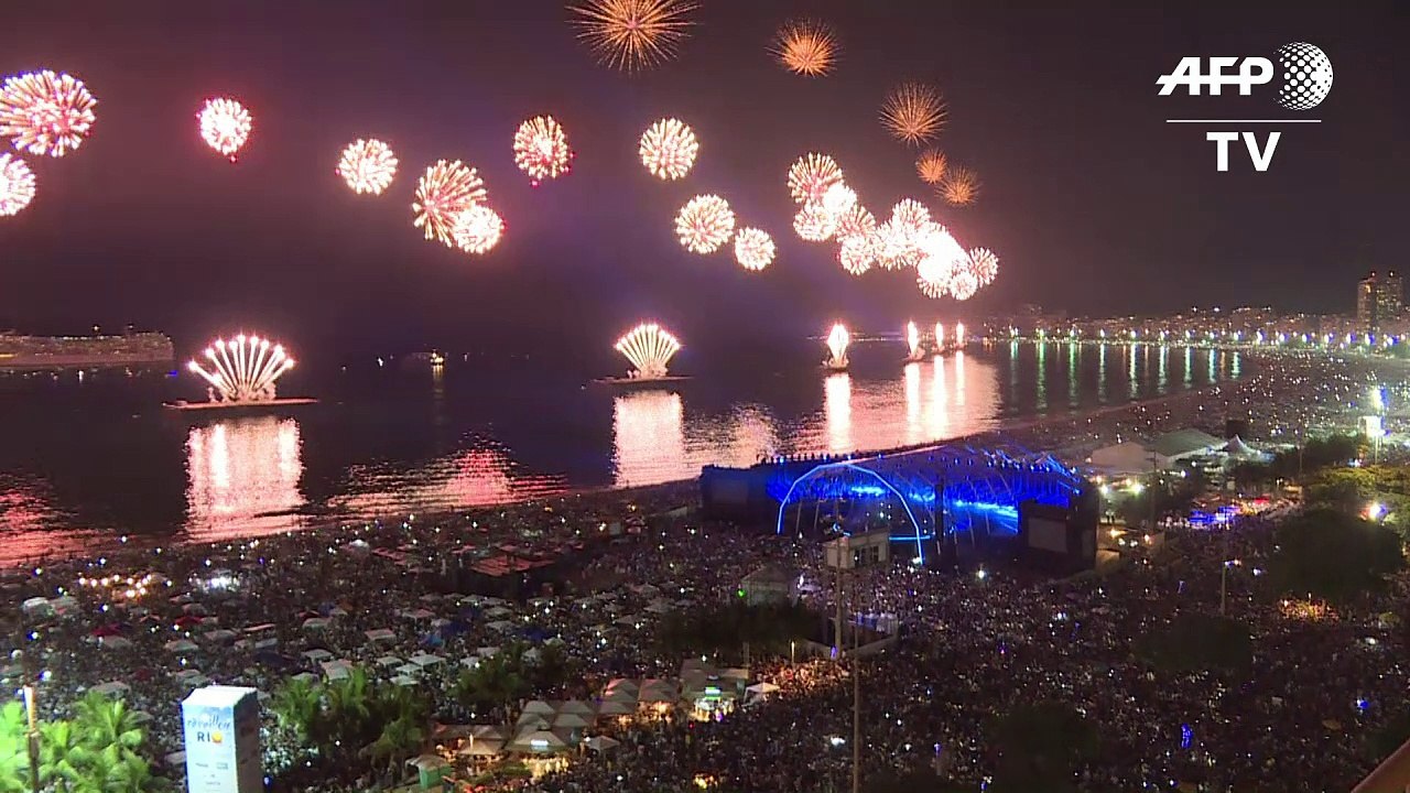 Réveillon em Copacabana bate recordes