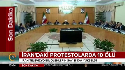 İran'da sular durulmuyor, ölenlerin sayısı 10'a yükseldi