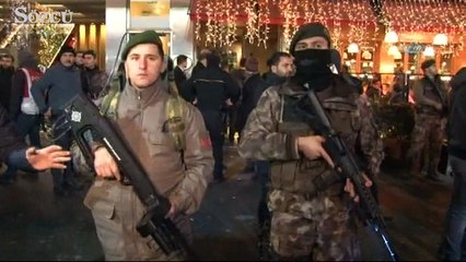 Yılbaşı önlemleri üst seviyedeydi