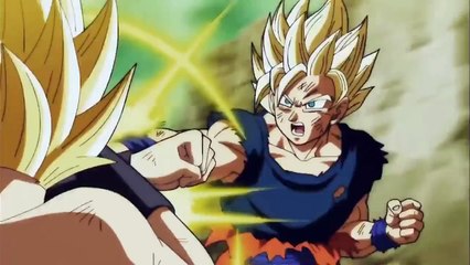 Goku Super Saiyan 2 vs Caulifla Super Saiyan 2 - Dragon Ball Super Episode 113 English Sub