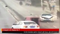 Aşırı Hız Ölüm Getirdi! Cinayet Gibi Kaza Kameralara Yakalandı