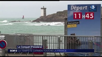 Météo : la tempête Carmen touche la France