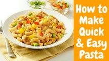 How to make pasta - Quick and easy pasta recipe - Chicken and vegetable pasta