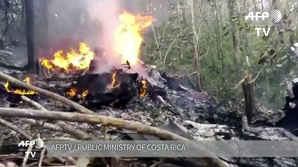 Doze mortos em queda de avião na Costa Rica