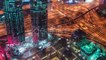 Aerial View of Downtown Dubai and Skyscrapers From the Tallest Building in the World, Burj Khalifa by Timelapse4K