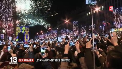 Nouvel An : soirée festive sur les Champs-Élysées