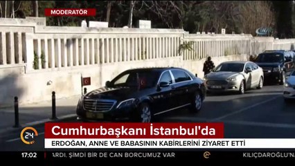 Anne ve babasının kabirlerini ziyaret etti