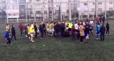 Amatör Maç Sonrası Futbolcular Tekme Tokat Kavga Etti