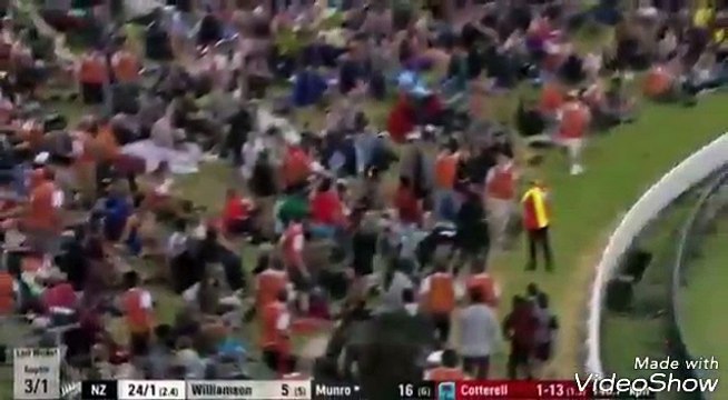 Colin Munro 23 Ball 66 Runs Amazing Batting vs West Indies in NZ vs WI 2nd T20