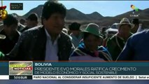 Cierra mandatario boliviano 2017 con la entrega de obras públicas