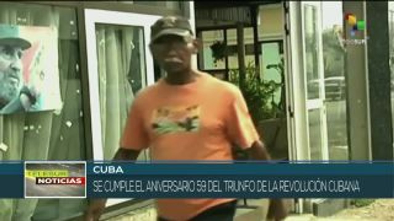 Se cumplen 59 años del triunfo de la Revolución Cubana