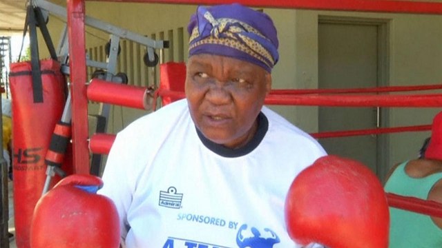 South African grannies take up boxing to combat ageing