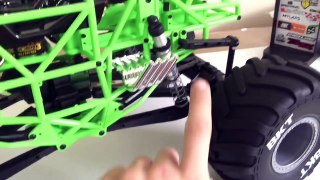 FIRST EVER BRUSHLESS Axial SMT10 Grave Digger R/C Monster Truck | Bashing | Overkill Rc