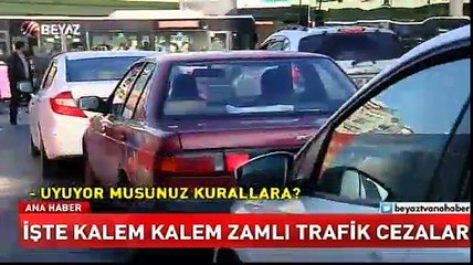 İşte 2018 yılının zamlı trafik cezaları