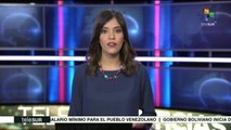 teleSUR Noticias: Venezuela: Incremento salarial a empleados públicos