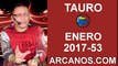 TAURO ENERO 2018-31 Dic 2017 al 6 Ene 2018-Amor Solteros Parejas Dinero Trabajo-ARCANOS.COM