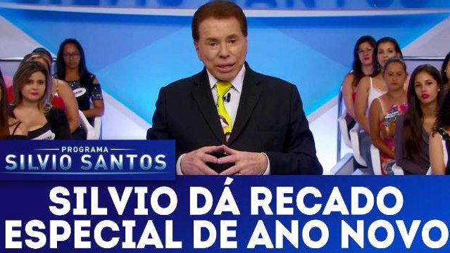 Silvio Santos dá recado especial de ano novo