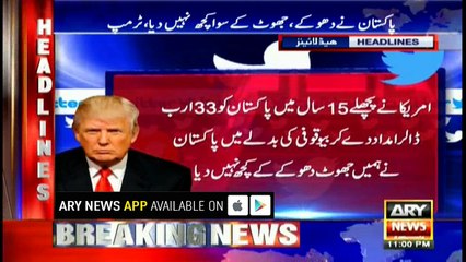 Headlines 2300 1st January 2018