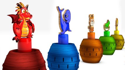 Learn Color Surprise Eggs Learn Animals W Cartoon Nursery Rhymes Song for Kids