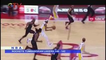 Rockets Tumbangkan Lakers 148-142