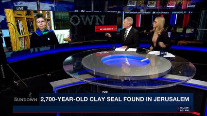 THE RUNDOWN | 2,700-year-old- clay seal found in Jerusalem | Monday, January 1st 2018