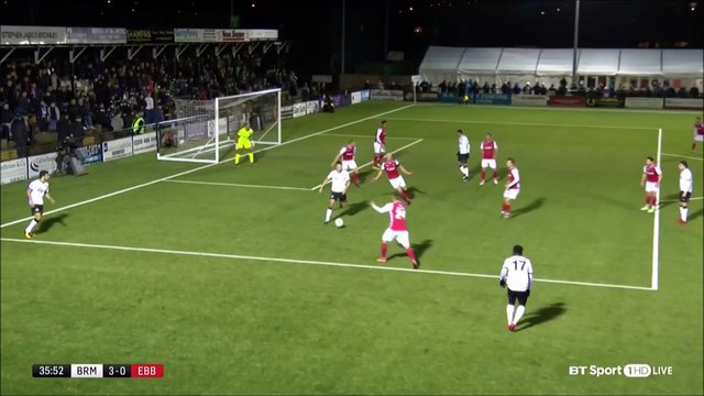 3-0 Luke Wanadio Goal England National League - 01.01.2018 Bromley FC 3-0 Ebbsfleet Utd