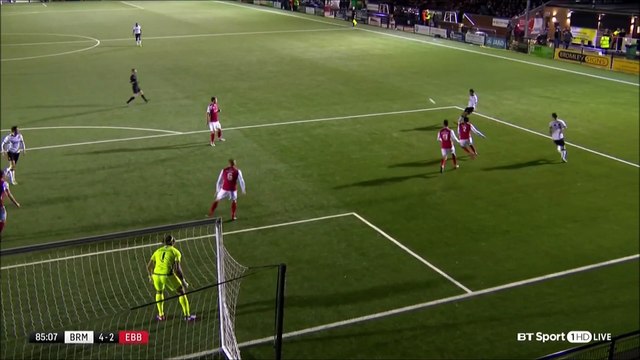 4-2 Louis Dennis Goal England National League - 01.01.2018 Bromley FC 4-2 Ebbsfleet Utd
