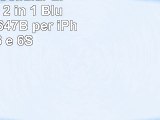 Custodia Cellular Line Combo 2 in 1 Blu COMBOIPH647B per iPhone 6 e 6S