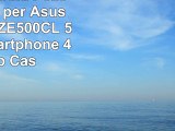 Nera Custodia Pelle Ultra Slim per Asus Zenfone 2 ZE500CL 5 pollici smartphone 4G  Flip