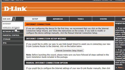 Configuração Wi-Fi D-link DIR-645 V. 02