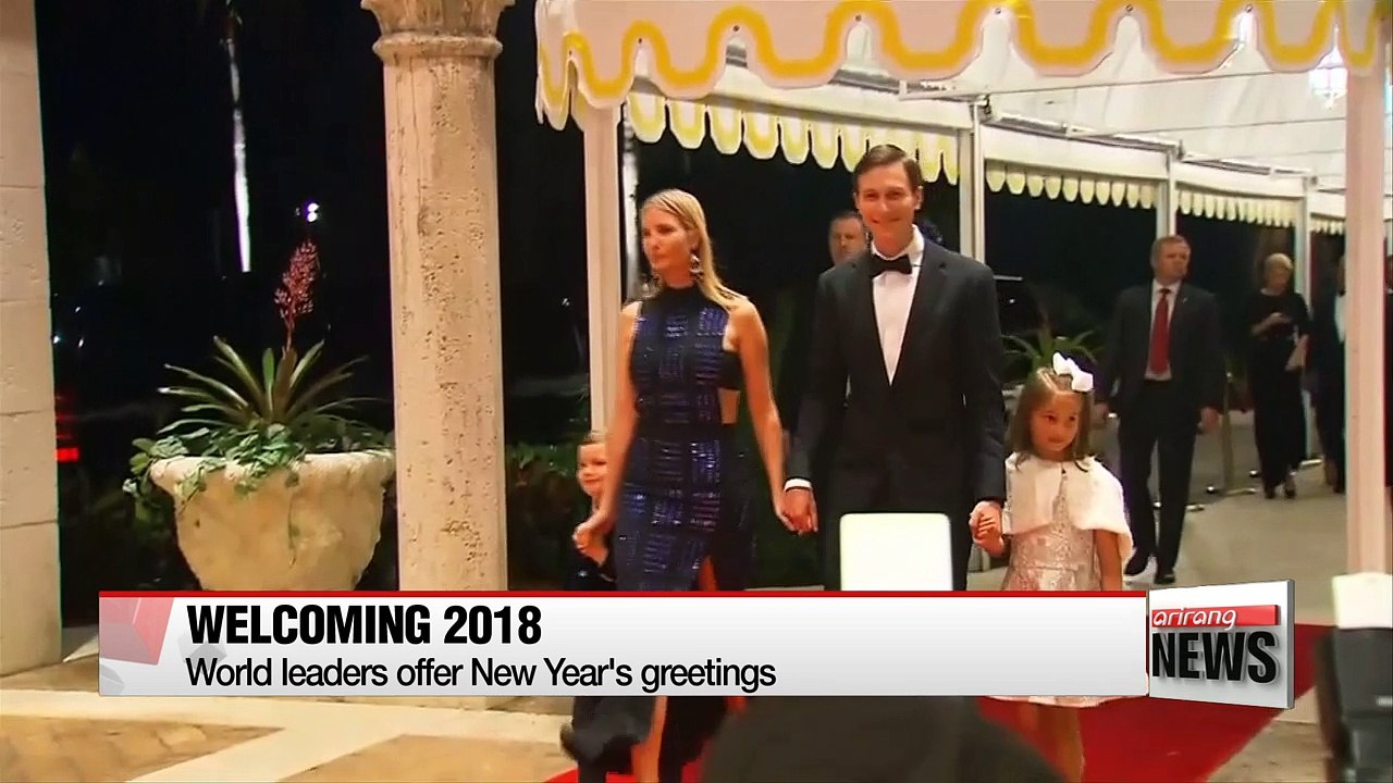 World leaders offer New Year's greetings