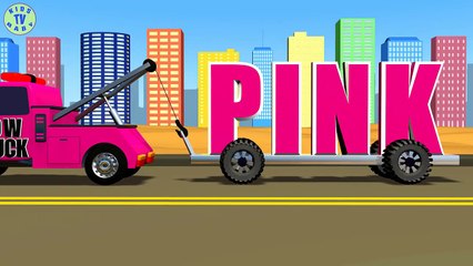 Learn Colors With Tow Truck - Funny Learning For Kids-laBXzJkwvzw