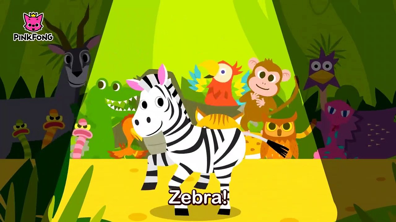 Zebra Cadabra _ Zebra _ Animal Songs _ Pinkfong Songs for Children