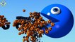 ⚽  Learn Colors With 3D Vehicles and Pacman For Kids Toddlers Children Babies-OnlAihJmW-