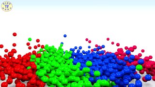 Learn Colors with 3D Colorfull Balls In In