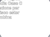 Igadgitz Nero Rigida EVA Custodia Case Cover Protezione per Unità di disco esterne