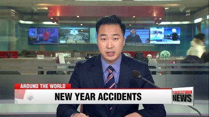 New Year celebrations worldwide spark numerous accidents