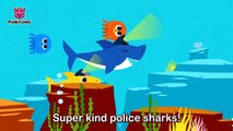 Police Sharks _ Sing Along with Baby Shark _ Pinkfo