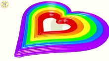 Learn Colors For Kids With 3D Magic Heart For Kids Children