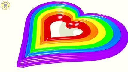 Learn Colors For Kids With 3D Magic Heart For Kids Children