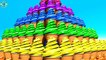 Learning Colors With 3D Ice Cream Pyramid For Kids Toddlers Babies-1kUn