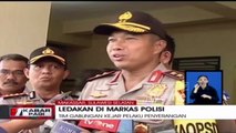 Tim Labfor Bareskrim Polri Menggelar Olah TKP Setelah Ledakan Yang Terjadi di Polsekta Bontoala Makassar