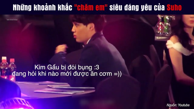 Những khoảnh khắc chăm em siêu đáng yêu của Suho