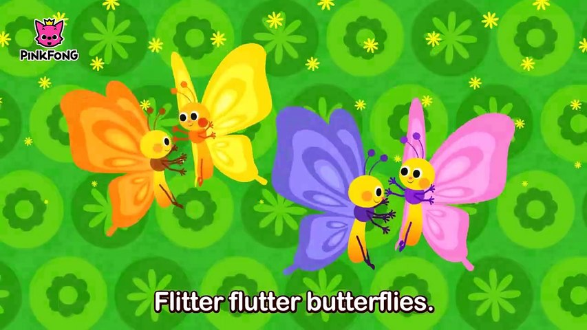 Flitter-Flutter Butterflies _ Bug Songs _ Pinkfong Songs for Children-l1B4